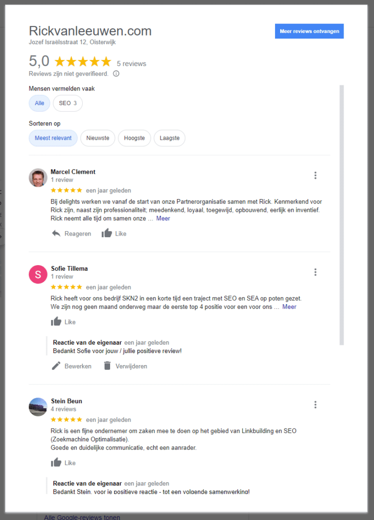 Google Review link 1